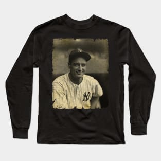 Lou Gehrig Legend in New York Yankees Long Sleeve T-Shirt